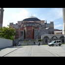 Vor den Ertüchtigungen nach Erdbeben soll die Hagia Sophia eleganter ausgesehen haben